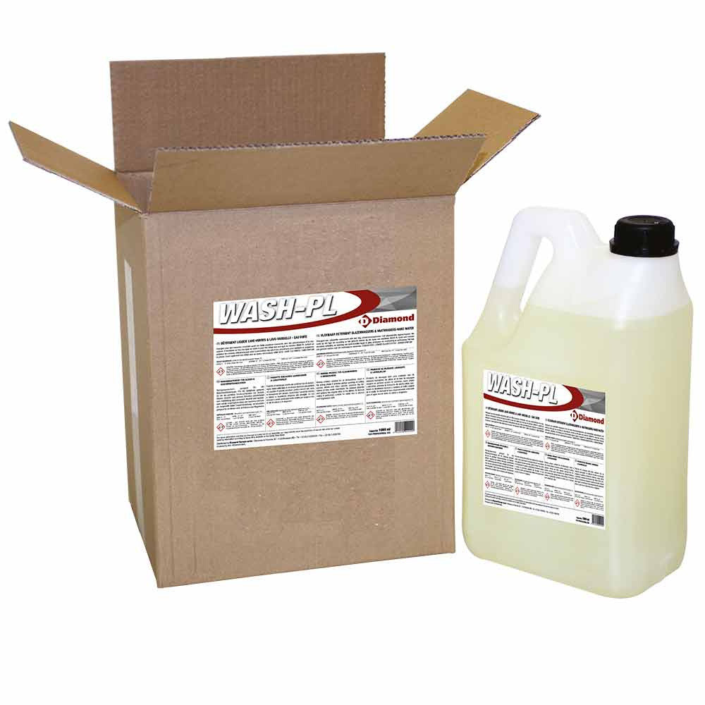Détergent liquide lave-verres -vaiselles - eau dure - Diamond