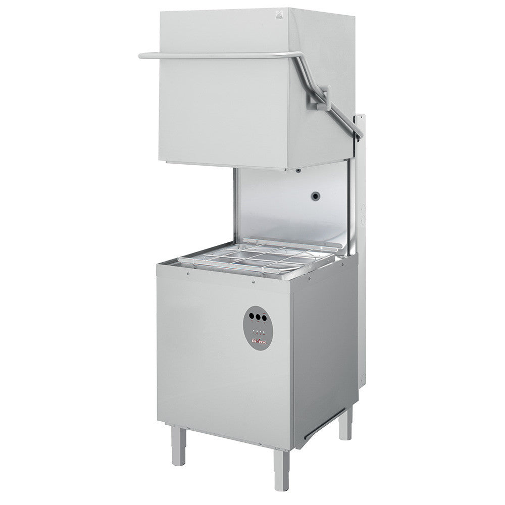Lave-vaisselle capot, panier carré 500x500 mm avec doseur de produit de lavage - Diverso
