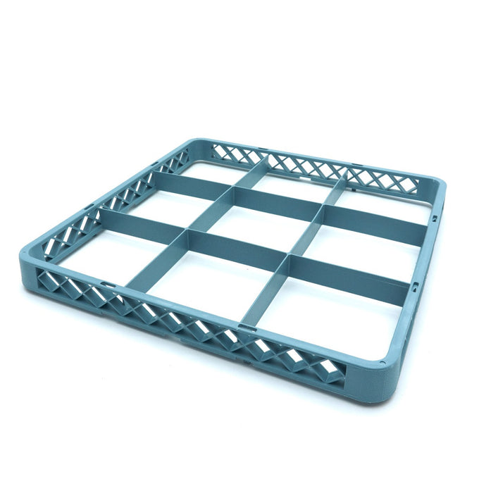 Extension de panier en verre pour lave-vaisselle - 50 x 50 cm - 9 compartiments Maxima - Casier de lavage professionnel CHR - matériel cuisine pro - Cuistéo