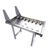 Table à rouleaux droits en acier inoxydable - pour convoyeur à paniers lave-vaisselle L. 11 mm Maxima - Table entrée/sortie professionnel CHR - matériel cuisine pro - Cuistéo