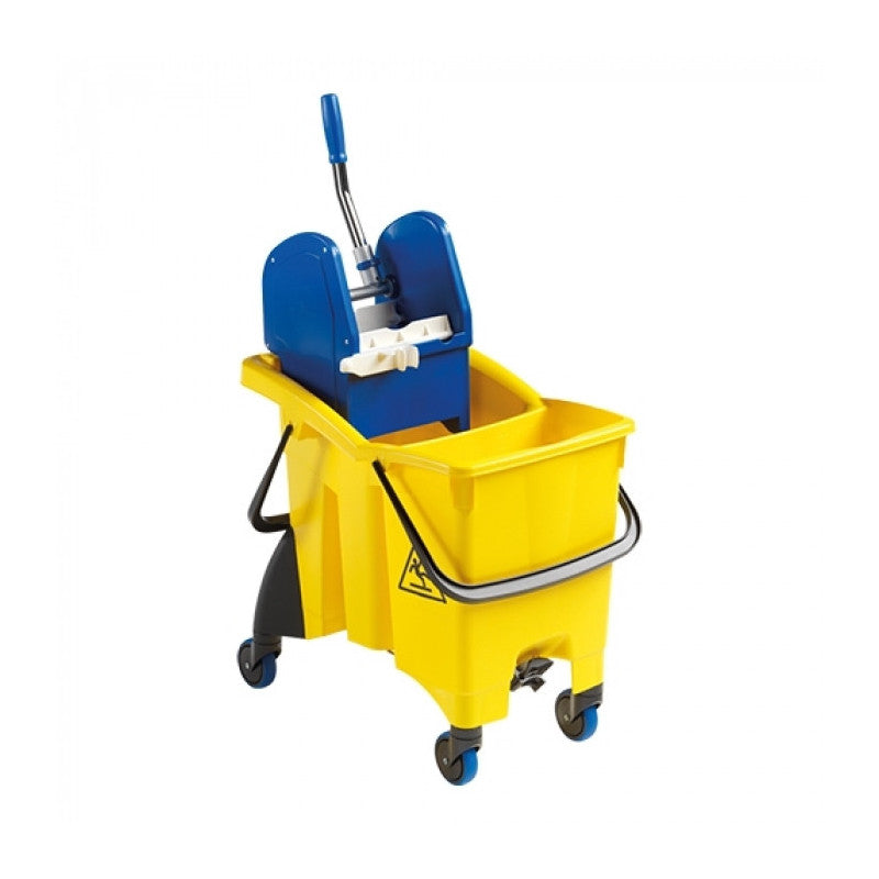 Chariot de nettoyage 2 compartiments 15 L + 15 L - Denox