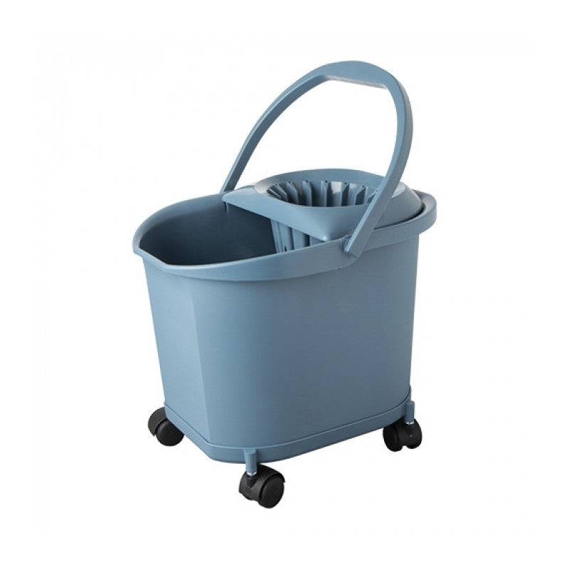 Seau sur roue avec essoreuse 16 L - Denox