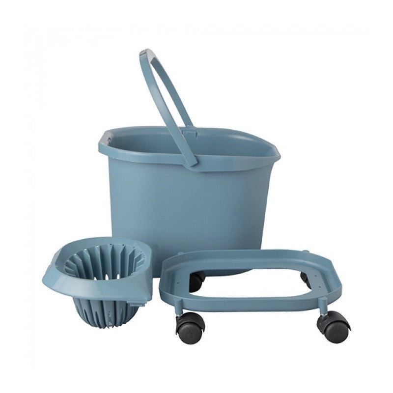 Seau sur roue avec essoreuse 16 L - Denox