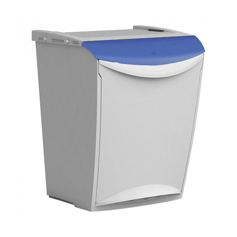 Poubelle bleu contenance 25 L - Denox