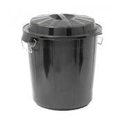 Poubelle noir avec poignée 50 L - Denox