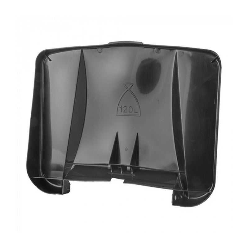 Couvercle poubelle noir pour poubelle 120 L - Denox