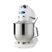 Mixer planétaire - 7L - Jusqu'à 2kg de pâte - Blanc 350 W Maxima - Batteur-mélangeur professionnel CHR - matériel cuisine pro - Cuistéo
