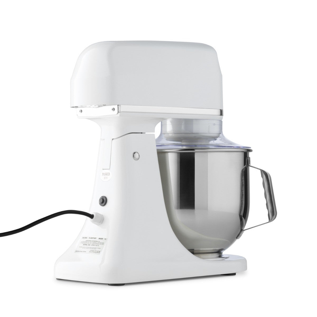 Mixer planétaire - 7L - Jusqu'à 2kg de pâte - Blanc 350 W Maxima - vue 6 - Batteur-mélangeur pro CHR - Cuistéo