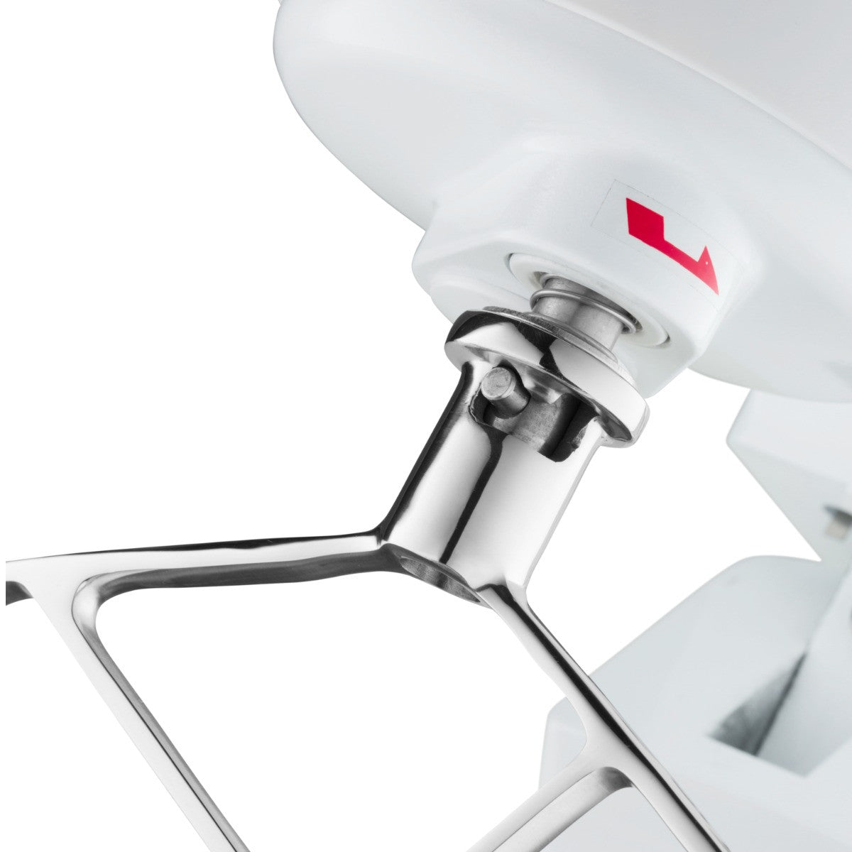 Mixer planétaire - 7L - Jusqu'à 2kg de pâte - Blanc 350 W Maxima - vue 9 - Batteur-mélangeur pro CHR - Cuistéo