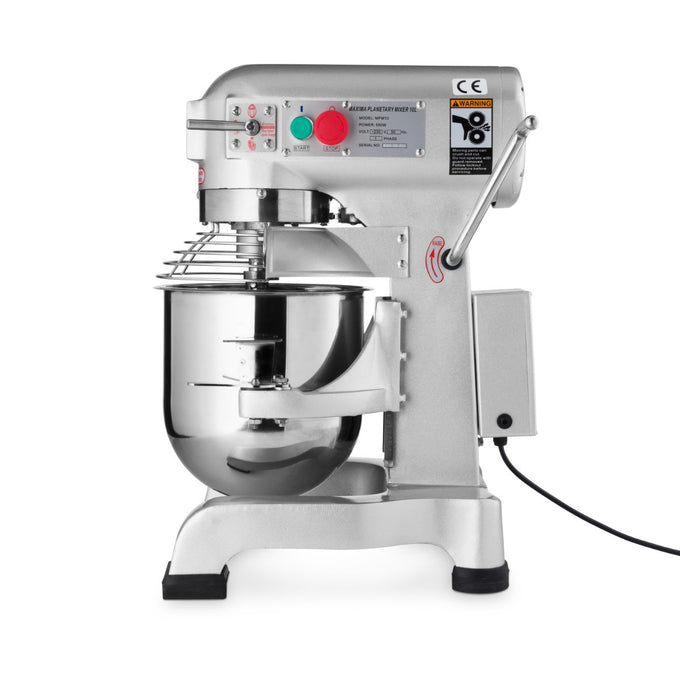 Mixer Planétaire - 10 L - Jusqu'à 5 kg de Pâte - 3 Vitesses 550 W Maxima - vue 5 - Batteur-mélangeur pro CHR - Cuistéo