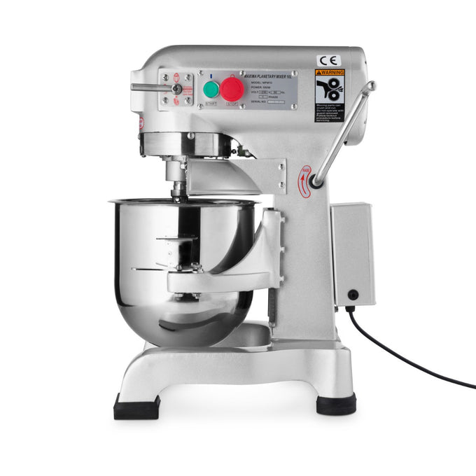 Mixer Planétaire - 10 L - Jusqu'à 5 kg de Pâte - 3 Vitesses 550 W Maxima - vue 6 - Batteur-mélangeur pro CHR - Cuistéo