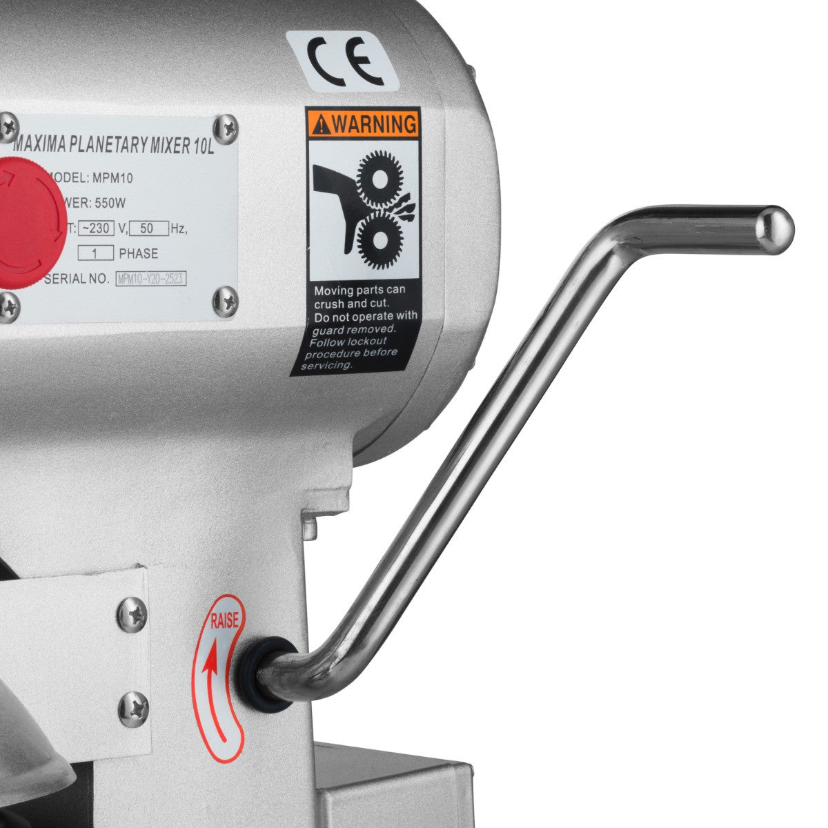 Mixer Planétaire - 10 L - Jusqu'à 5 kg de Pâte - 3 Vitesses 550 W Maxima - vue 11 - Batteur-mélangeur pro CHR - Cuistéo