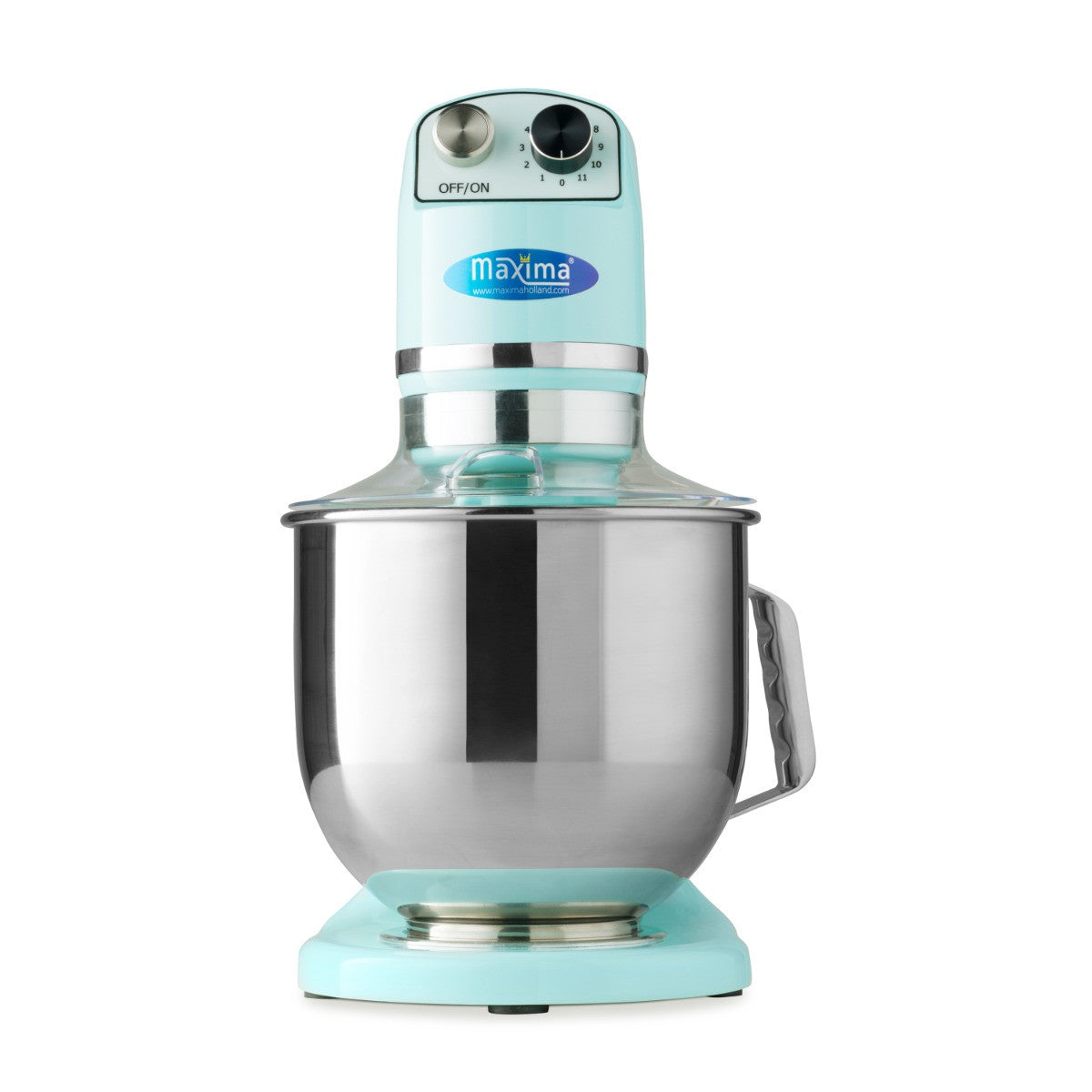 Mixer planétaire - 7 L - Jusqu'à 2 kg de pâte - Bleu 350 W Maxima - vue 2 - Batteur-mélangeur pro CHR - Cuistéo