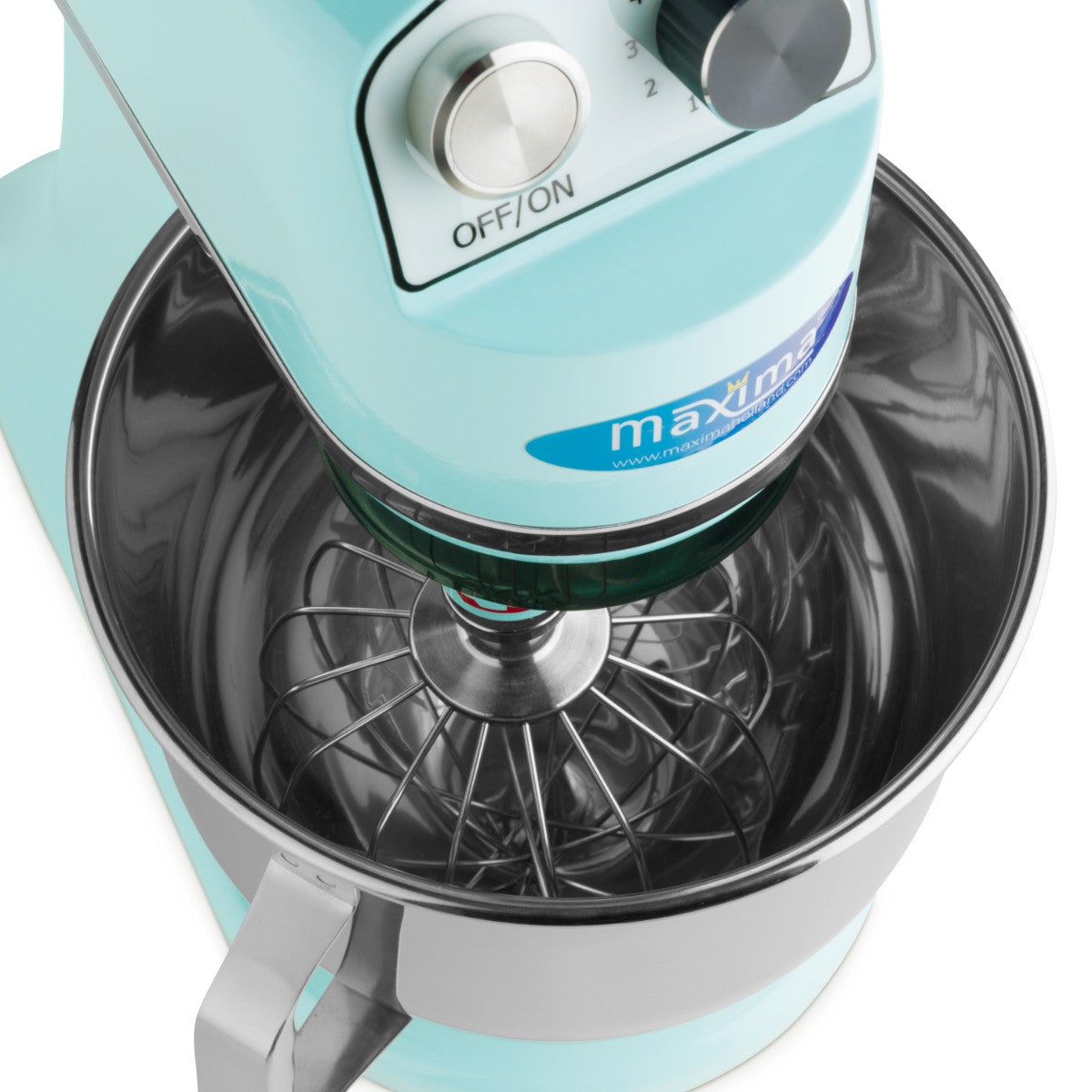 Mixer planétaire - 7 L - Jusqu'à 2 kg de pâte - Bleu 350 W Maxima - vue 9 - Batteur-mélangeur pro CHR - Cuistéo