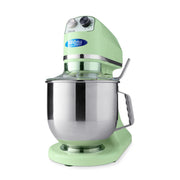 Mixer planétaire - 7L - Jusqu'à 2kg de pâte - Vert 350 W Maxima - Batteur-mélangeur professionnel CHR - matériel cuisine pro - Cuistéo