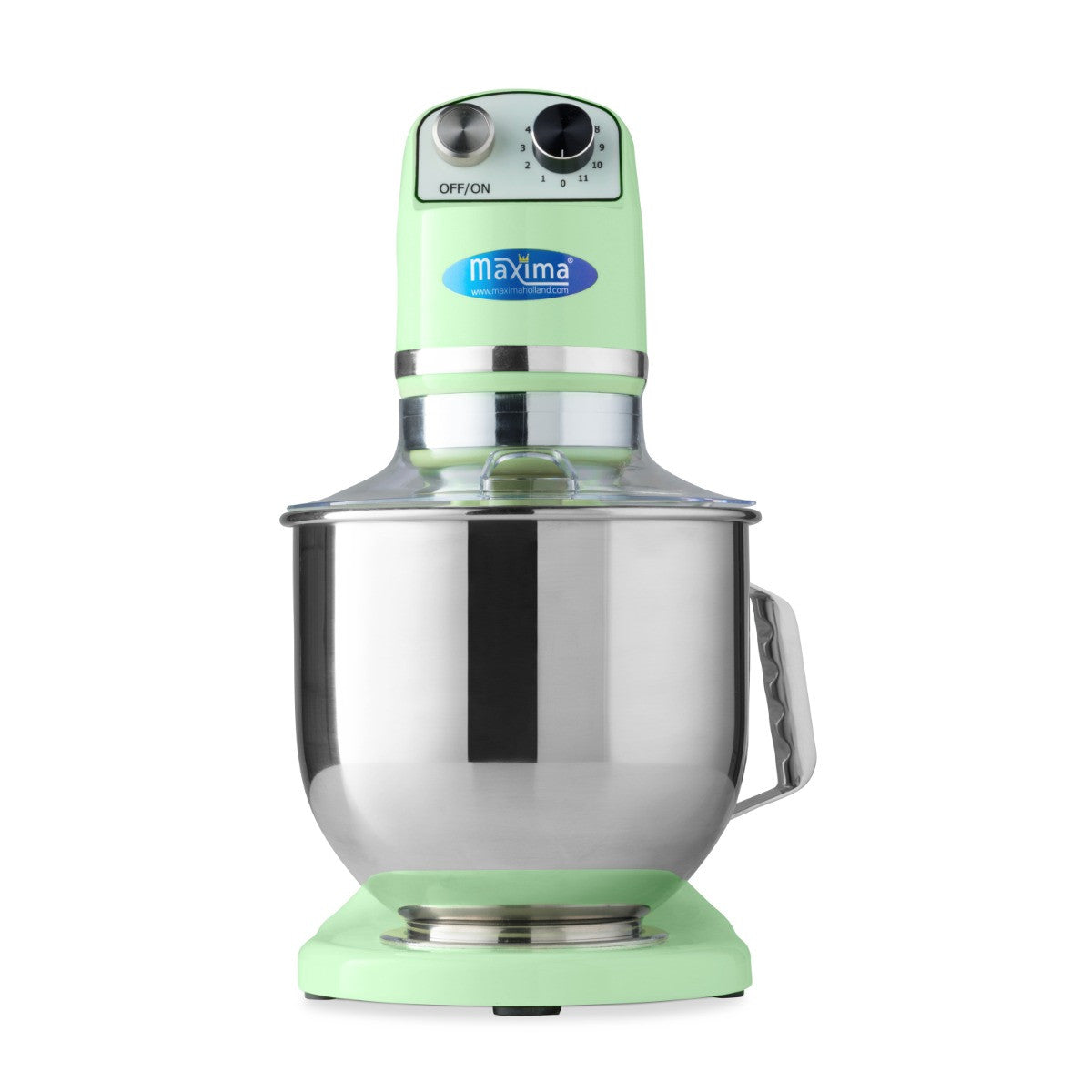 Mixer planétaire - 7L - Jusqu'à 2kg de pâte - Vert 350 W Maxima - vue 2 - Batteur-mélangeur pro CHR - Cuistéo