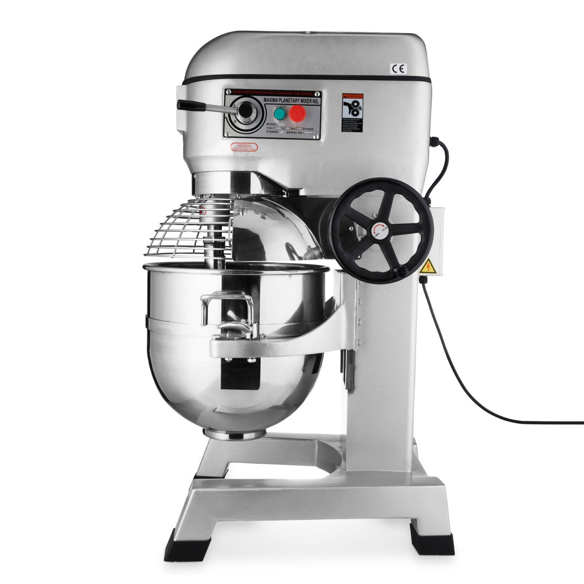 Mixer Planétaire - 60L - Jusqu'à 30kg de pâte - 3 Vitesses 2000 W Maxima - vue 5 - Batteur-mélangeur pro CHR - Cuistéo