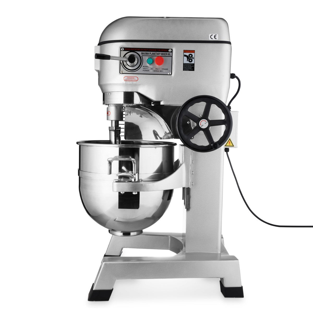 Mixer Planétaire - 60L - Jusqu'à 30kg de pâte - 3 Vitesses 2000 W Maxima - vue 6 - Batteur-mélangeur pro CHR - Cuistéo