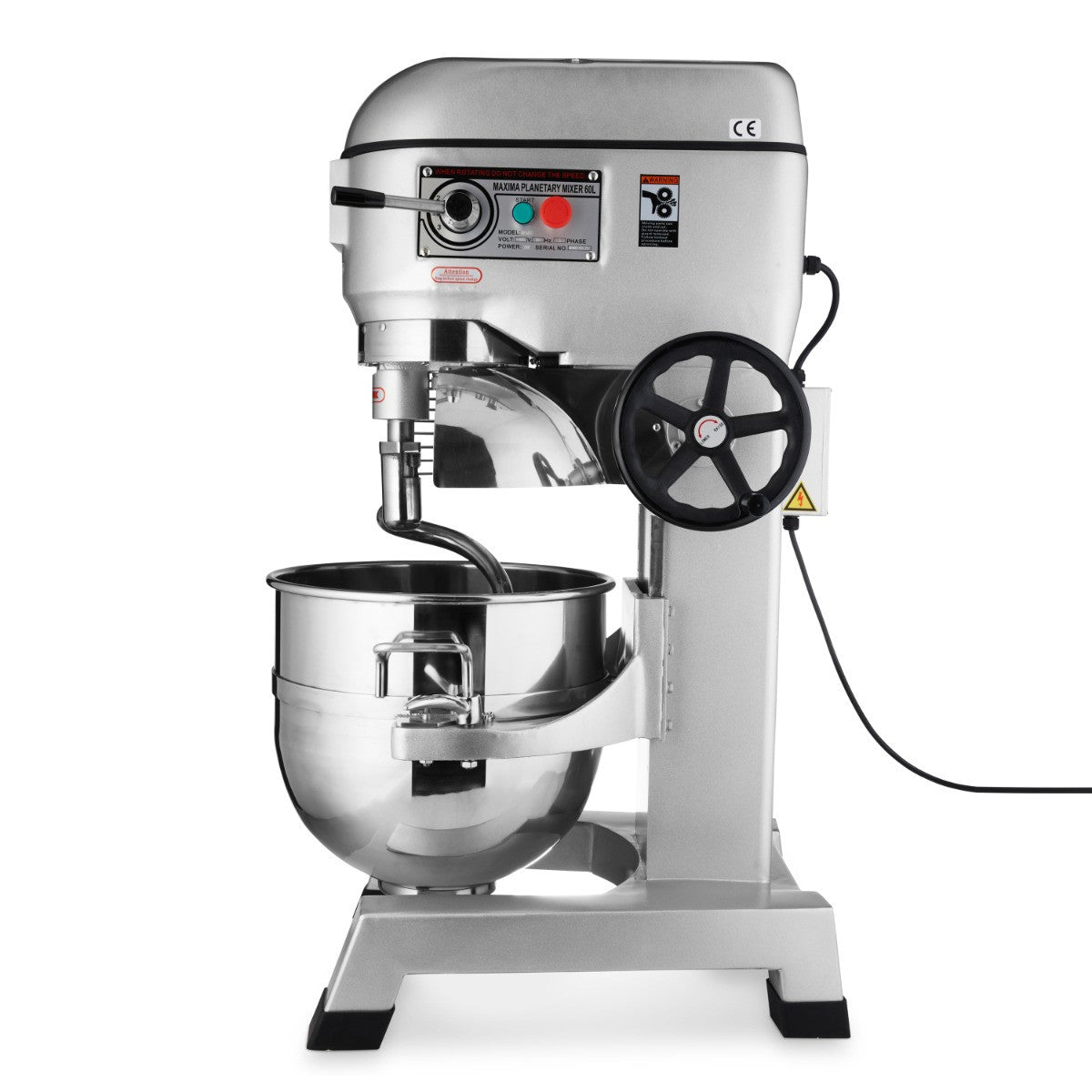 Mixer Planétaire - 60L - Jusqu'à 30kg de pâte - 3 Vitesses 2000 W Maxima - vue 7 - Batteur-mélangeur pro CHR - Cuistéo