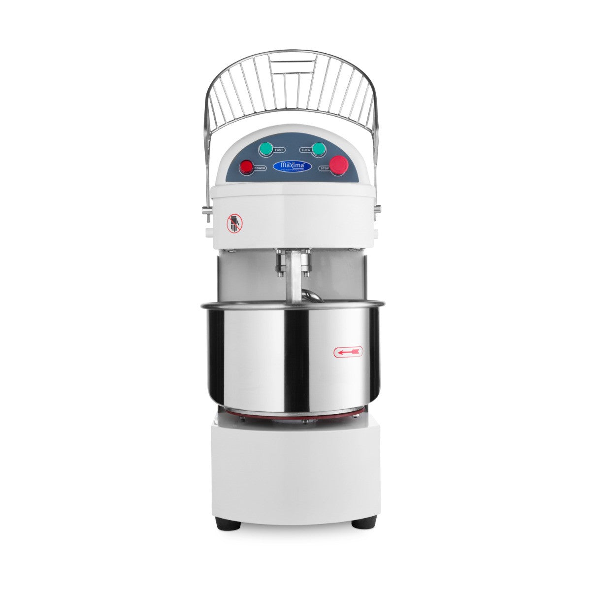 Pétrin professionnel 20 litres - 13kg - 2 vitesses 1100 W Maxima - vue 3 - Pétrin à pâte pro CHR - Cuistéo