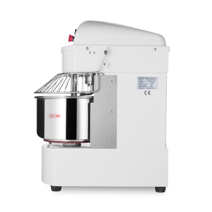 Pétrin professionnel 20 litres - 13kg - 2 vitesses 1100 W Maxima - vue 4 - Pétrin à pâte pro CHR - Cuistéo