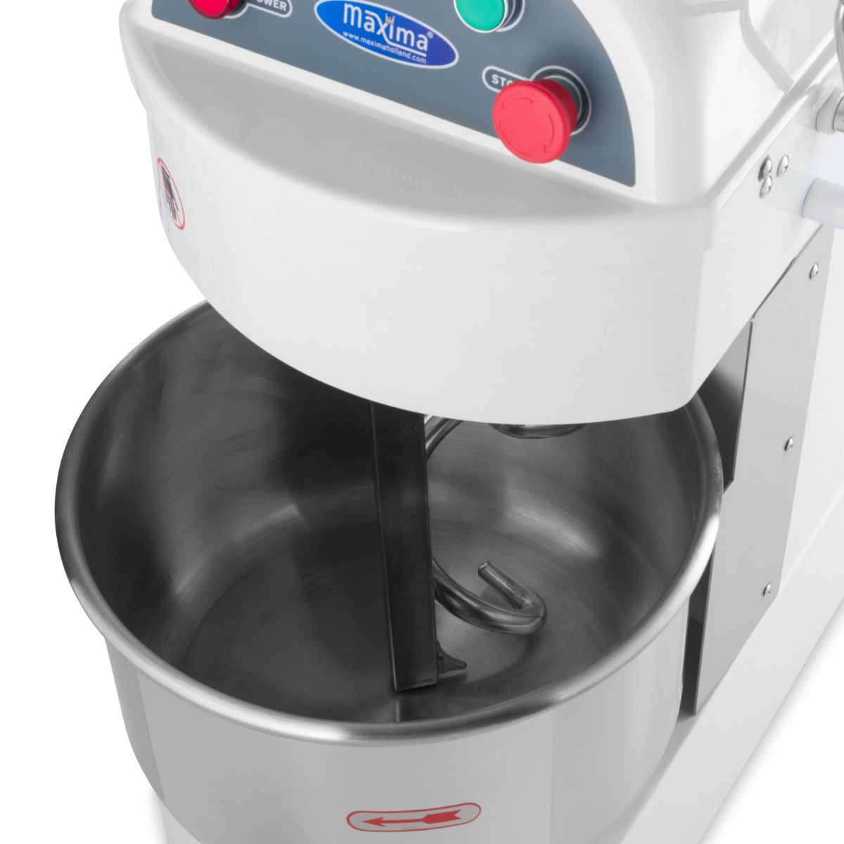 Pétrin professionnel 20 litres - 13kg - 2 vitesses 1100 W Maxima - vue 9 - Pétrin à pâte pro CHR - Cuistéo