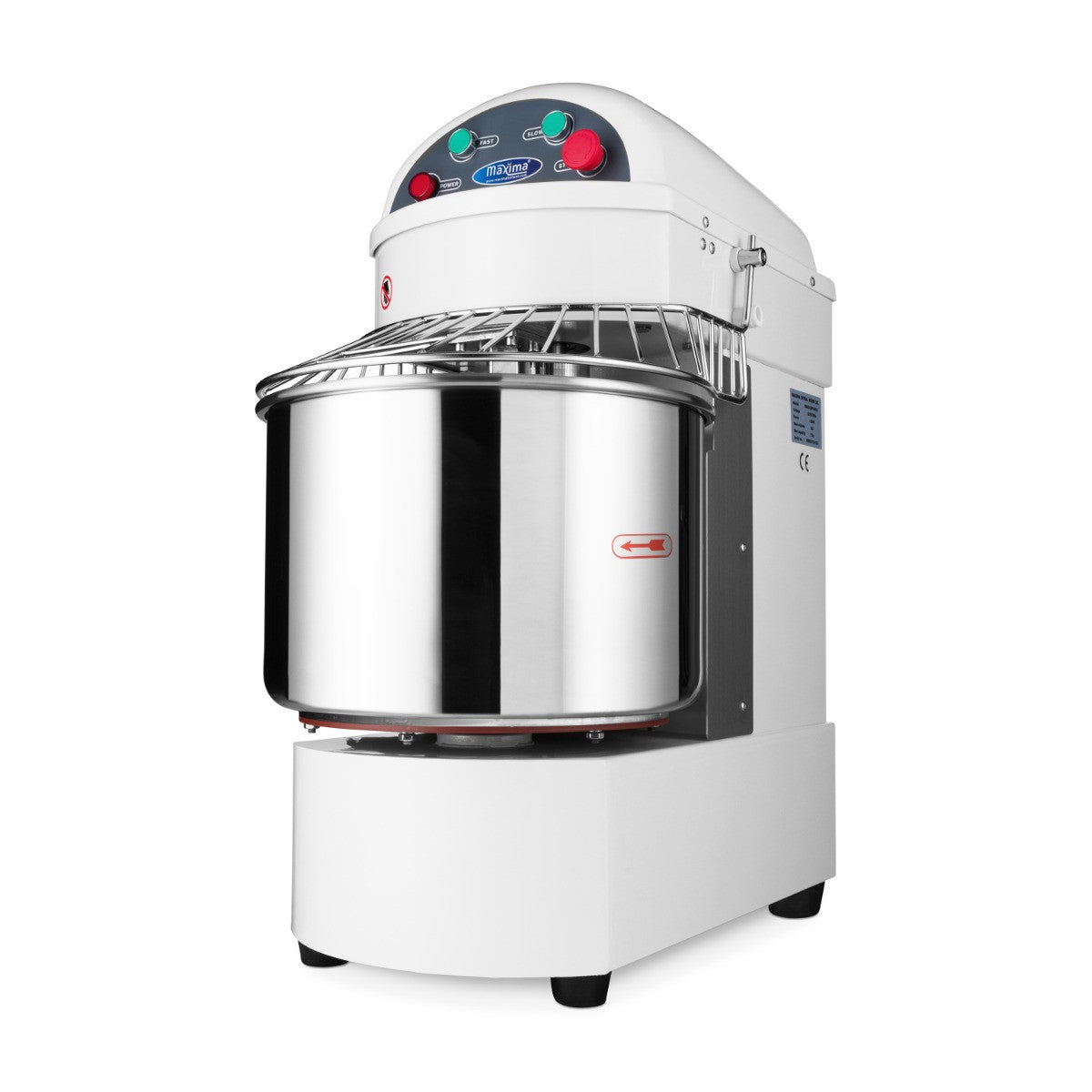 Pétrin professionnel 30L 19kg 2 vitesses pour pâte à pain/pizza 1500 W Maxima - Pétrin à pâte professionnel CHR - matériel cuisine pro - Cuistéo