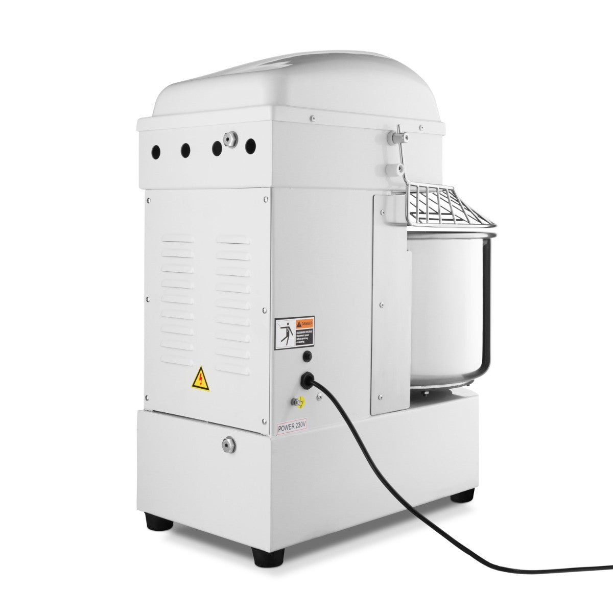 Pétrin professionnel 30L 19kg 2 vitesses pour pâte à pain/pizza 1500 W Maxima - vue 5 - Pétrin à pâte pro CHR - Cuistéo