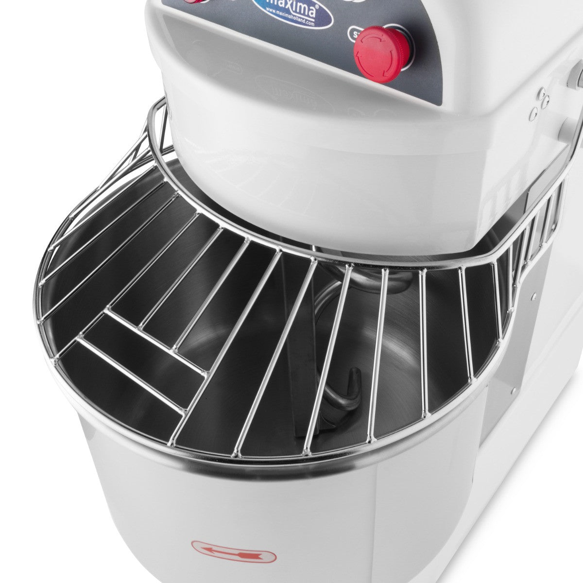 Pétrin professionnel 30L 19kg 2 vitesses pour pâte à pain/pizza 1500 W Maxima - vue 8 - Pétrin à pâte pro CHR - Cuistéo