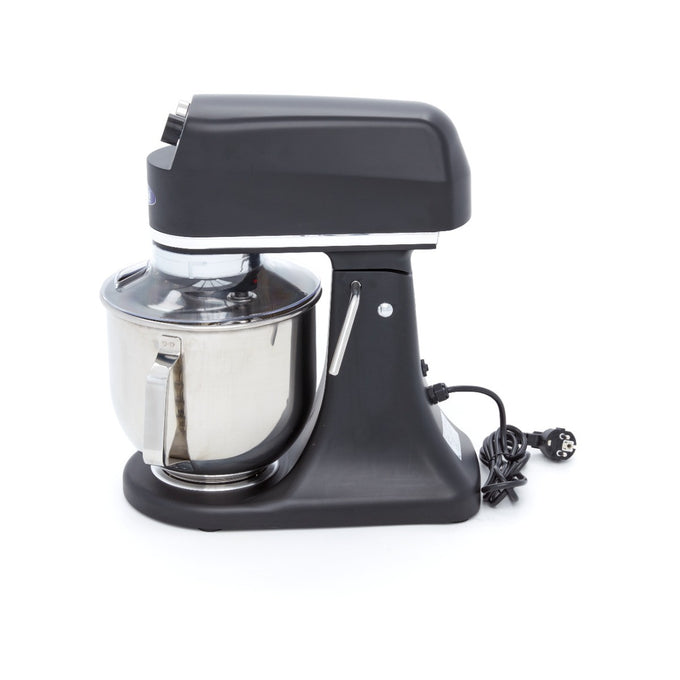 Mixer planétaire - 7L - Jusqu'à 2kg de pâte - Noir mat 350 W Maxima - vue 3 - Batteur-mélangeur pro CHR - Cuistéo