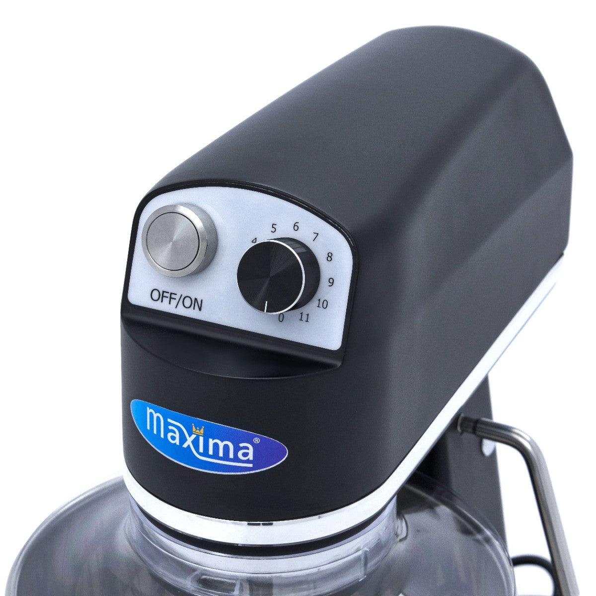 Mixer planétaire - 7L - Jusqu'à 2kg de pâte - Noir mat 350 W Maxima - vue 5 - Batteur-mélangeur pro CHR - Cuistéo