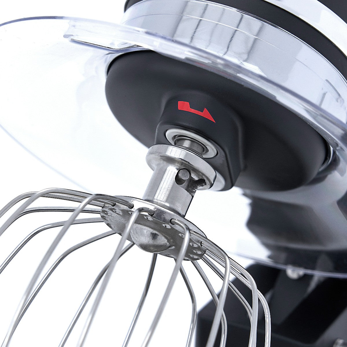 Mixer planétaire - 7L - Jusqu'à 2kg de pâte - Noir mat 350 W Maxima - vue 7 - Batteur-mélangeur pro CHR - Cuistéo