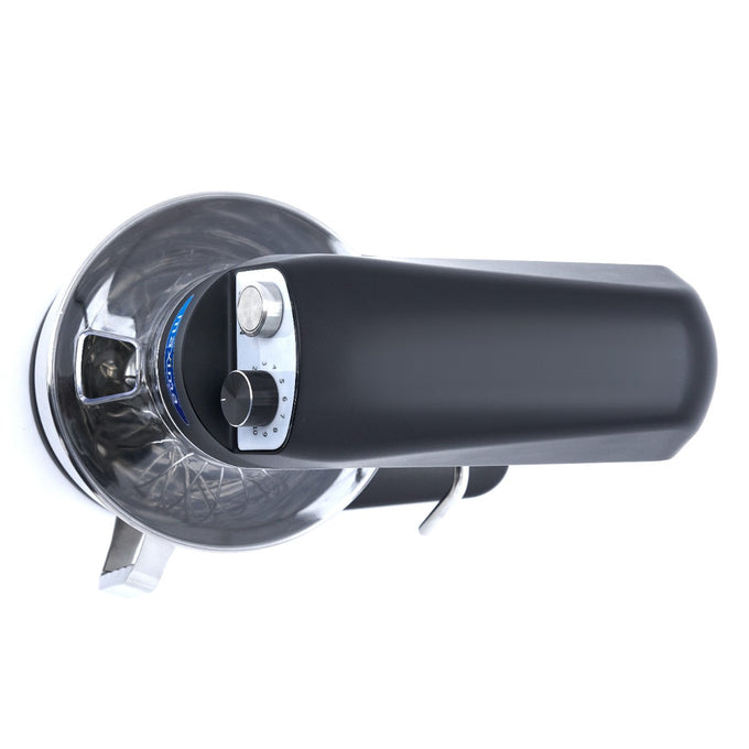 Mixer planétaire - 7L - Jusqu'à 2kg de pâte - Noir mat 350 W Maxima - vue 8 - Batteur-mélangeur pro CHR - Cuistéo