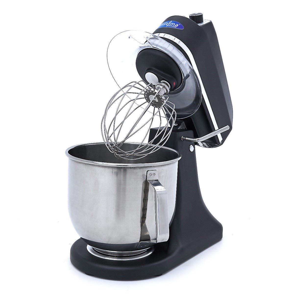 Mixer planétaire - 7L - Jusqu'à 2kg de pâte - Noir mat 350 W Maxima - vue 10 - Batteur-mélangeur pro CHR - Cuistéo
