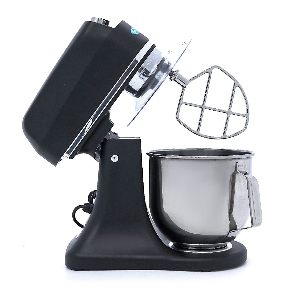 Mixer planétaire - 7L - Jusqu'à 2kg de pâte - Noir mat 350 W Maxima - vue 13 - Batteur-mélangeur pro CHR - Cuistéo