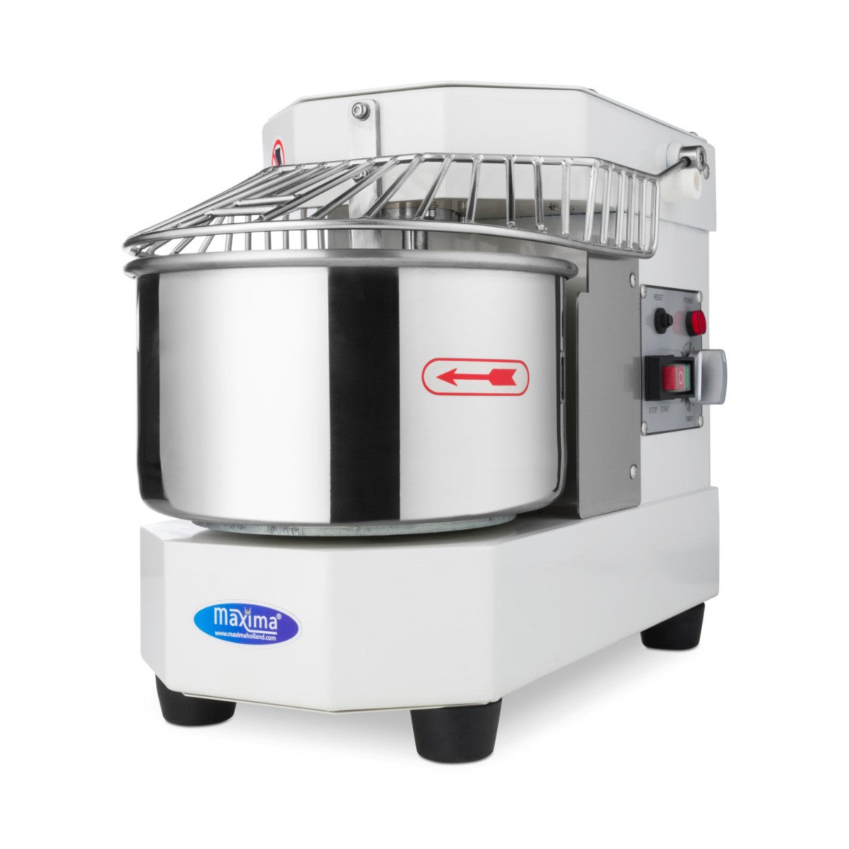 Pétrin professionnel - 8 litres - 4.5kg - Blanc 450 W Maxima - Pétrin à pâte professionnel CHR - matériel cuisine pro - Cuistéo
