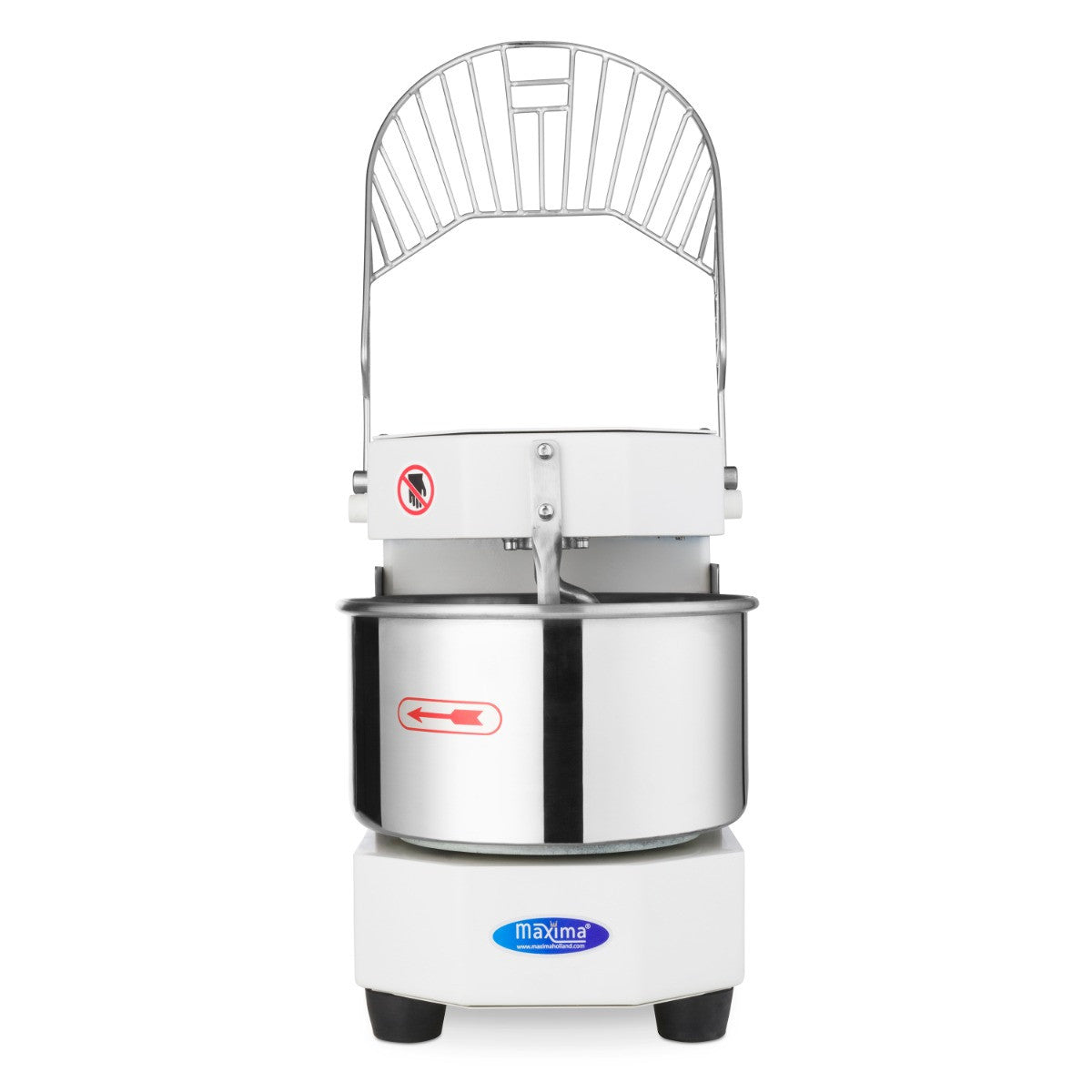 Pétrin professionnel - 8 litres - 4.5kg - Blanc 450 W Maxima - vue 3 - Pétrin à pâte pro CHR - Cuistéo