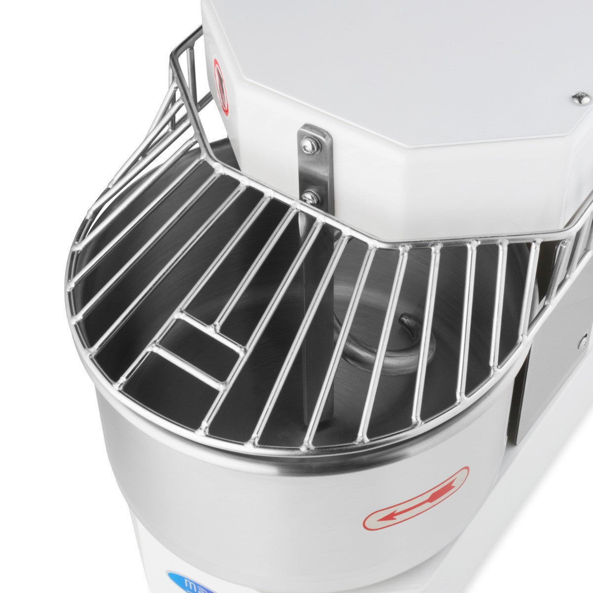 Pétrin professionnel - 8 litres - 4.5kg - Blanc 450 W Maxima - vue 8 - Pétrin à pâte pro CHR - Cuistéo