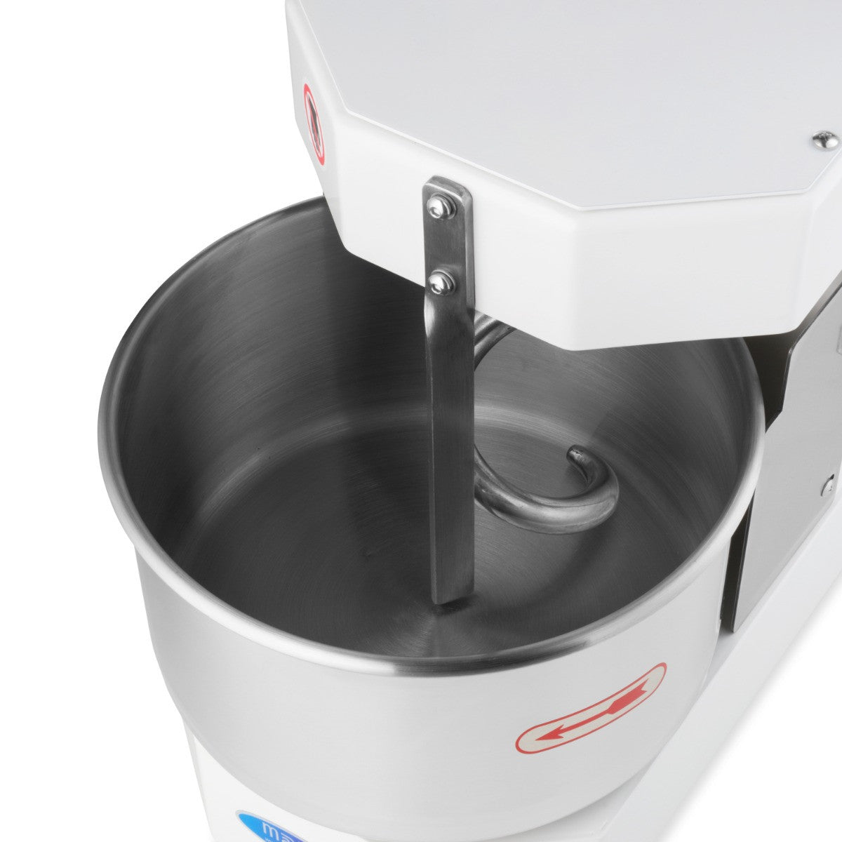 Pétrin professionnel - 8 litres - 4.5kg - Blanc 450 W Maxima - vue 9 - Pétrin à pâte pro CHR - Cuistéo