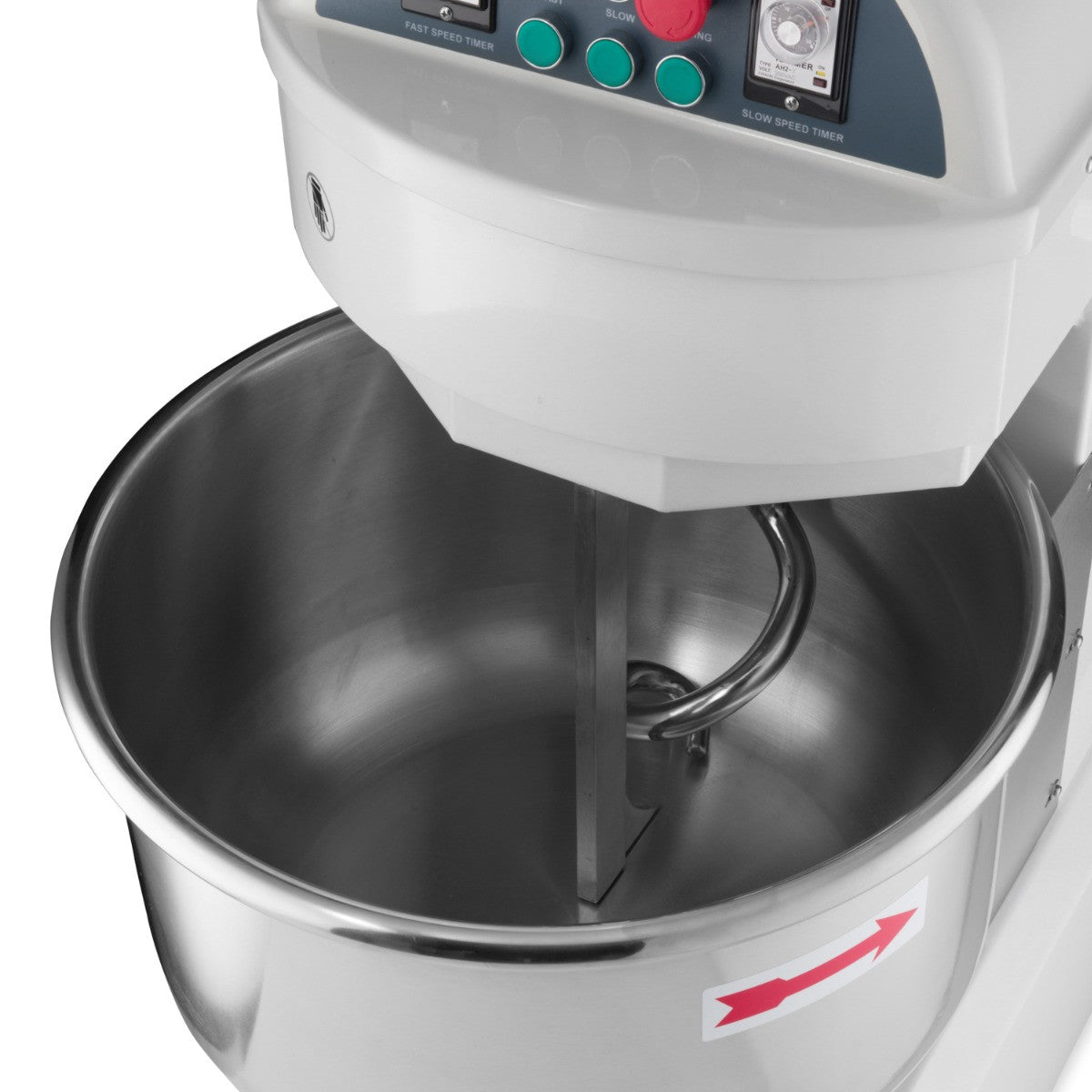 Pétrin professionnel 75L 48kg 2 vitesses triphasé pour pain et pizza 2400 W Maxima - vue 9 - Pétrin spirale pro CHR - Cuistéo