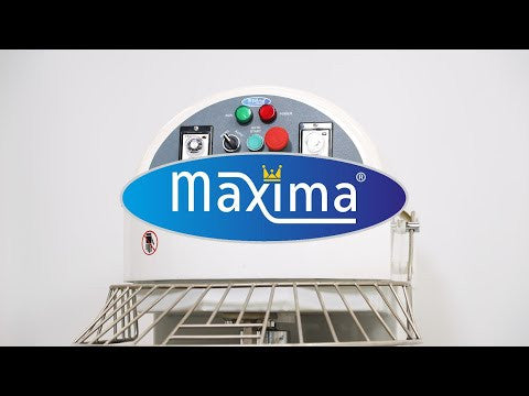Pétrin professionnel 75L 48kg 2 vitesses triphasé pour pain et pizza 2400 W Maxima - vue 14 - Pétrin spirale pro CHR - Cuistéo