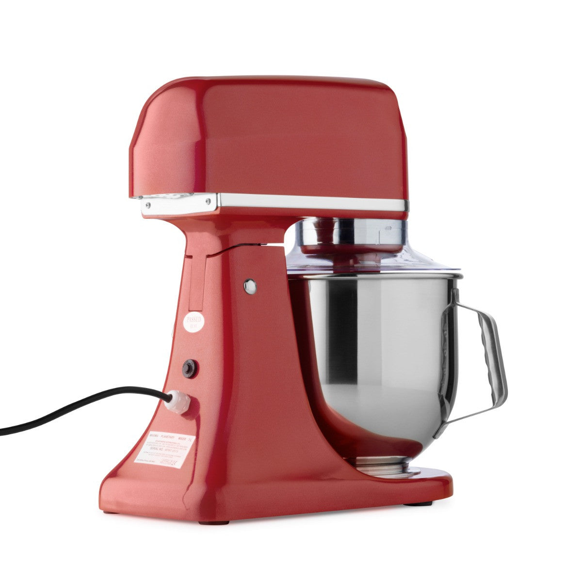 Mixer planétaire - 7L - Jusqu'à 2kg de pâte - Rouge Framboise 350 W Maxima - vue 4 - Batteur-mélangeur pro CHR - Cuistéo