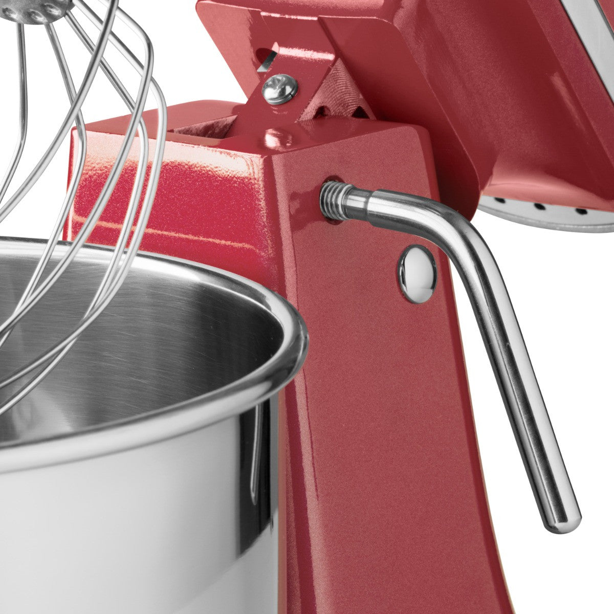 Mixer planétaire - 7L - Jusqu'à 2kg de pâte - Rouge Framboise 350 W Maxima - vue 6 - Batteur-mélangeur pro CHR - Cuistéo
