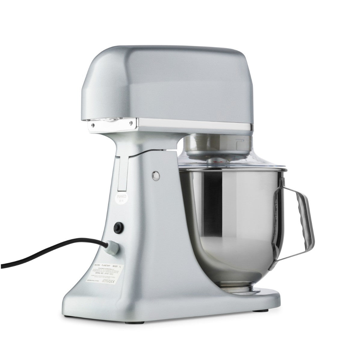 Mixer planétaire - 7 litres - Jusqu'à 2 kg de pâte - Argent 350 W Maxima - vue 4 - Batteur-mélangeur pro CHR - Cuistéo