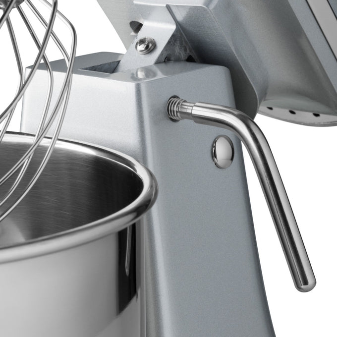 Mixer planétaire - 7 litres - Jusqu'à 2 kg de pâte - Argent 350 W Maxima - vue 6 - Batteur-mélangeur pro CHR - Cuistéo
