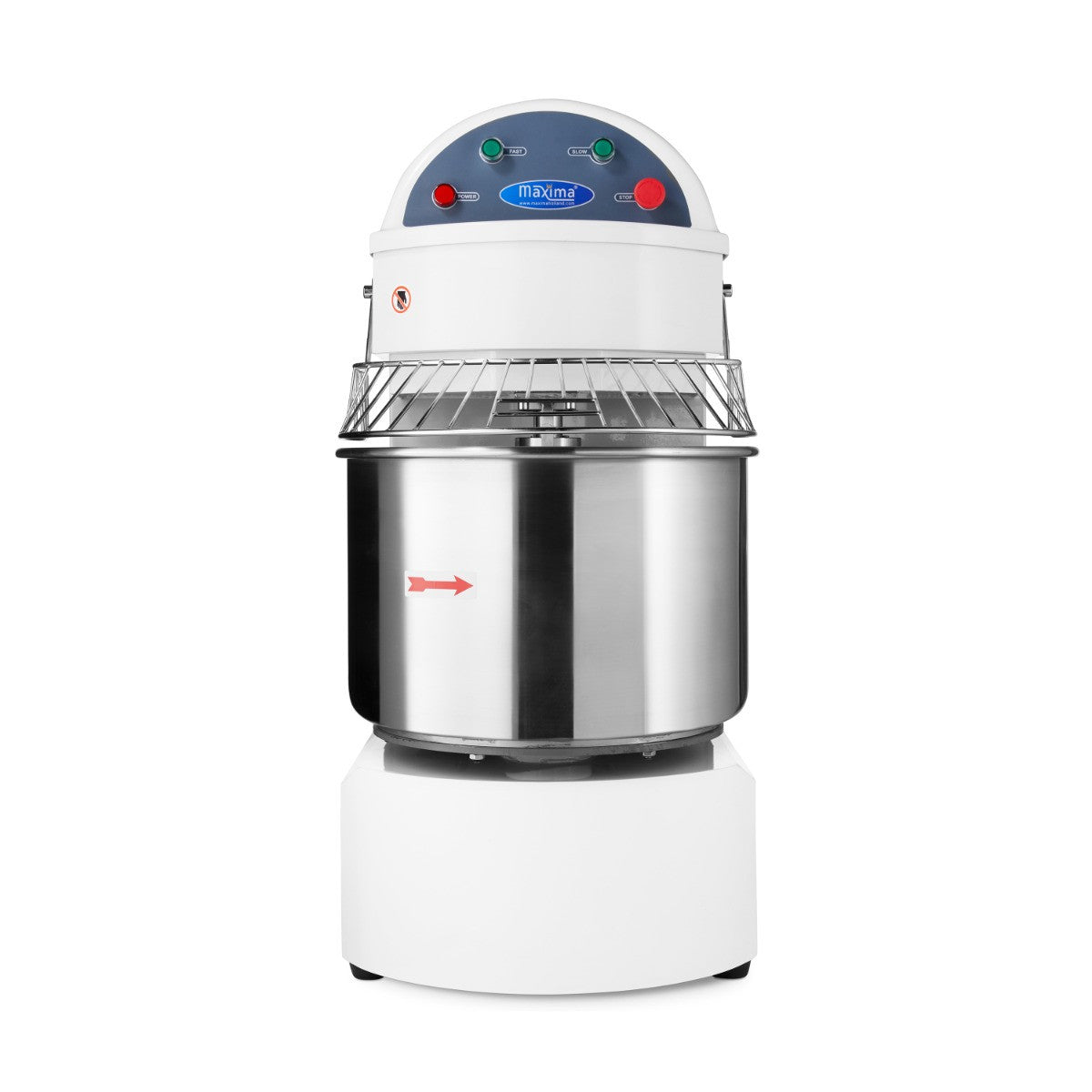 Pétrin professionnel 60 litres - 38kg - 2 vitesses 2400 W Maxima - vue 2 - Pétrin à pâte pro CHR - Cuistéo