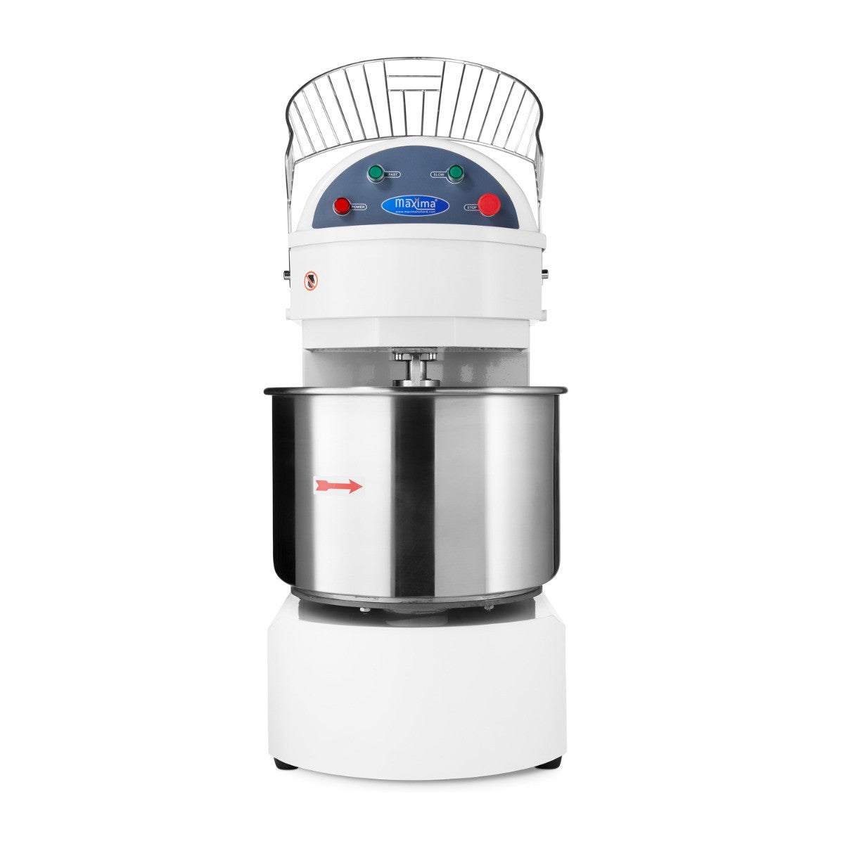 Pétrin professionnel 60 litres - 38kg - 2 vitesses 2400 W Maxima - vue 3 - Pétrin à pâte pro CHR - Cuistéo