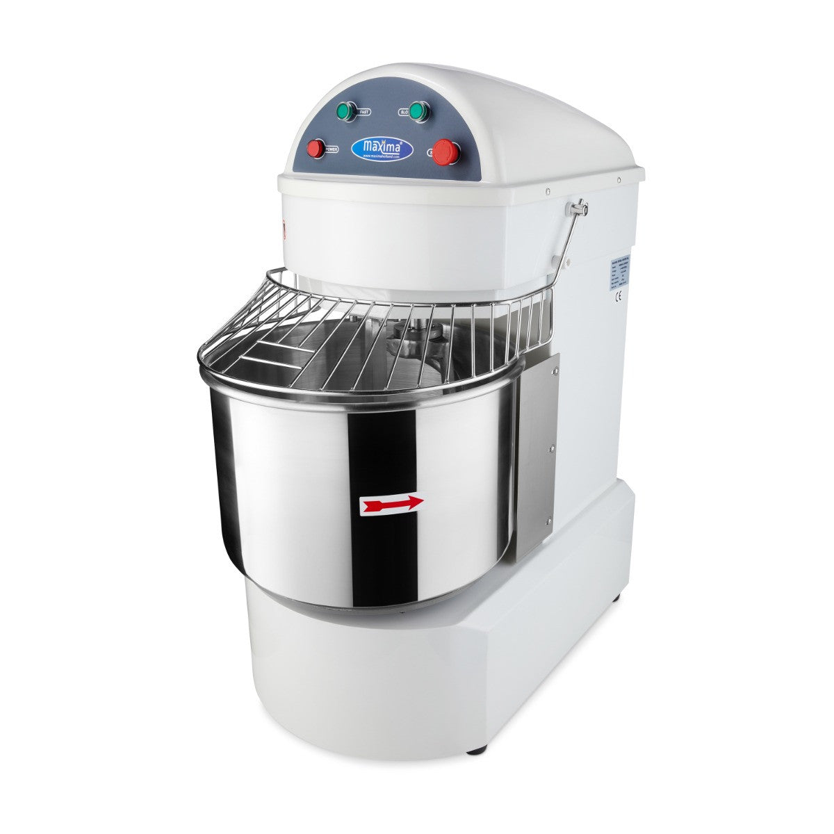 Pétrin professionnel 60 litres - 38kg - 2 vitesses 2400 W Maxima - vue 7 - Pétrin à pâte pro CHR - Cuistéo