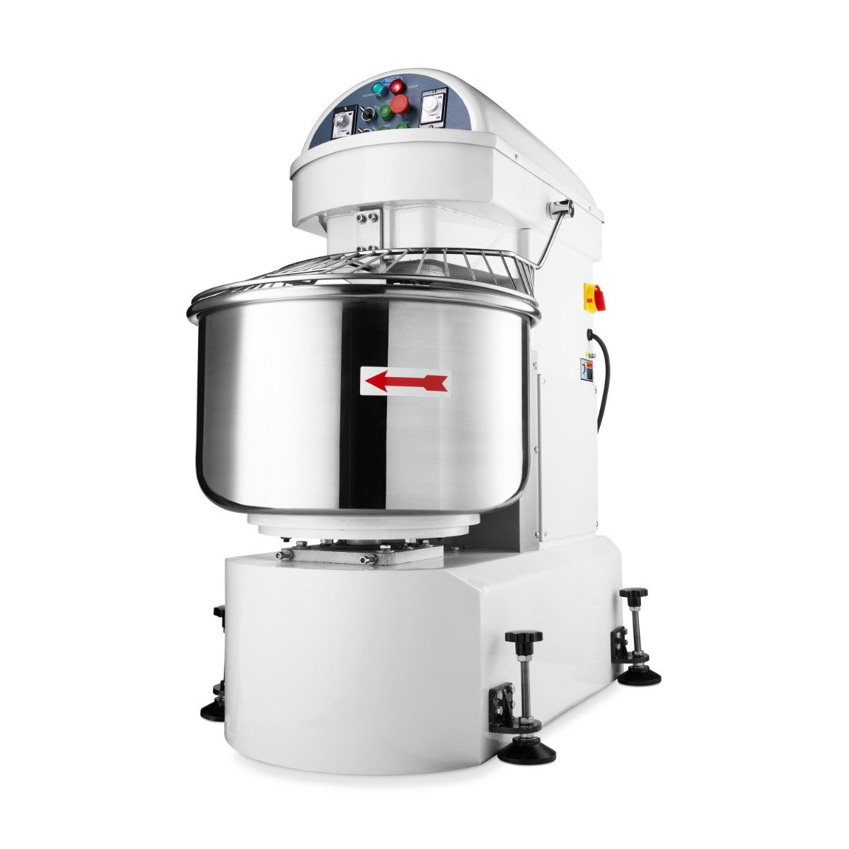 Pétrin professionnel 100 litres - 64kg - 2 vitesses 4500 W Maxima - Pétrin à pâte professionnel CHR - matériel cuisine pro - Cuistéo
