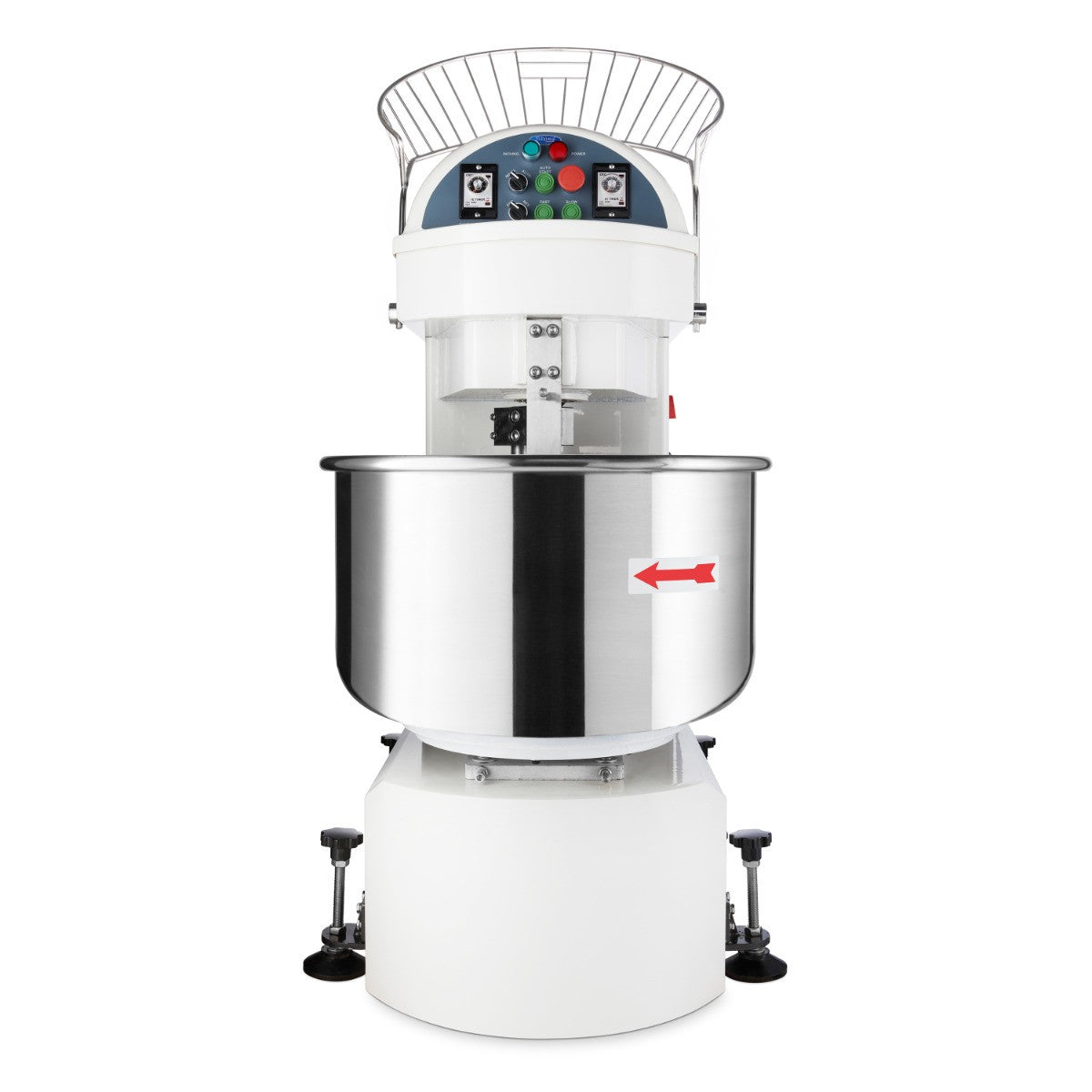 Pétrin professionnel 100 litres - 64kg - 2 vitesses 4500 W Maxima - vue 3 - Pétrin à pâte pro CHR - Cuistéo